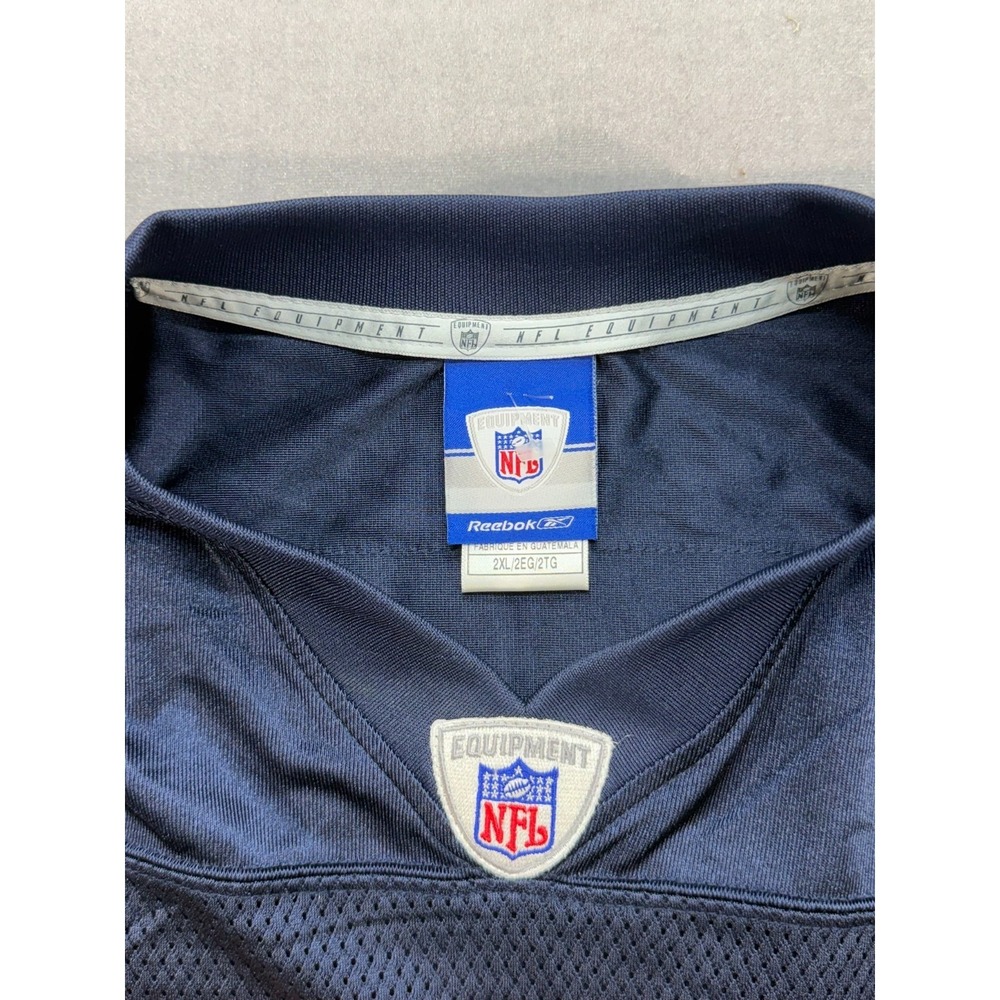 Reebok Chicago Bears Brian Urlacher On Field Jersey Size XXL BLue - Picture 5 of 10